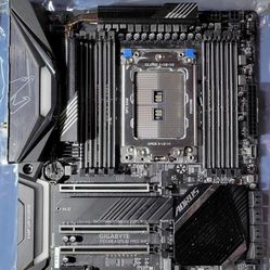 NOT WORKING /PARTS ONLY Gigabyte TRX40 Aorus Pro Wifi Motherboard