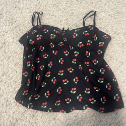 Black Cherry Cami Tank Top