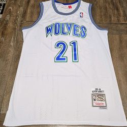 Kevin Garnett Mitchell & Ness Rookie Jersey (XL)