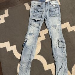 Stacked Demin Jeans