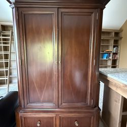 Vintage Wood Cabinet 