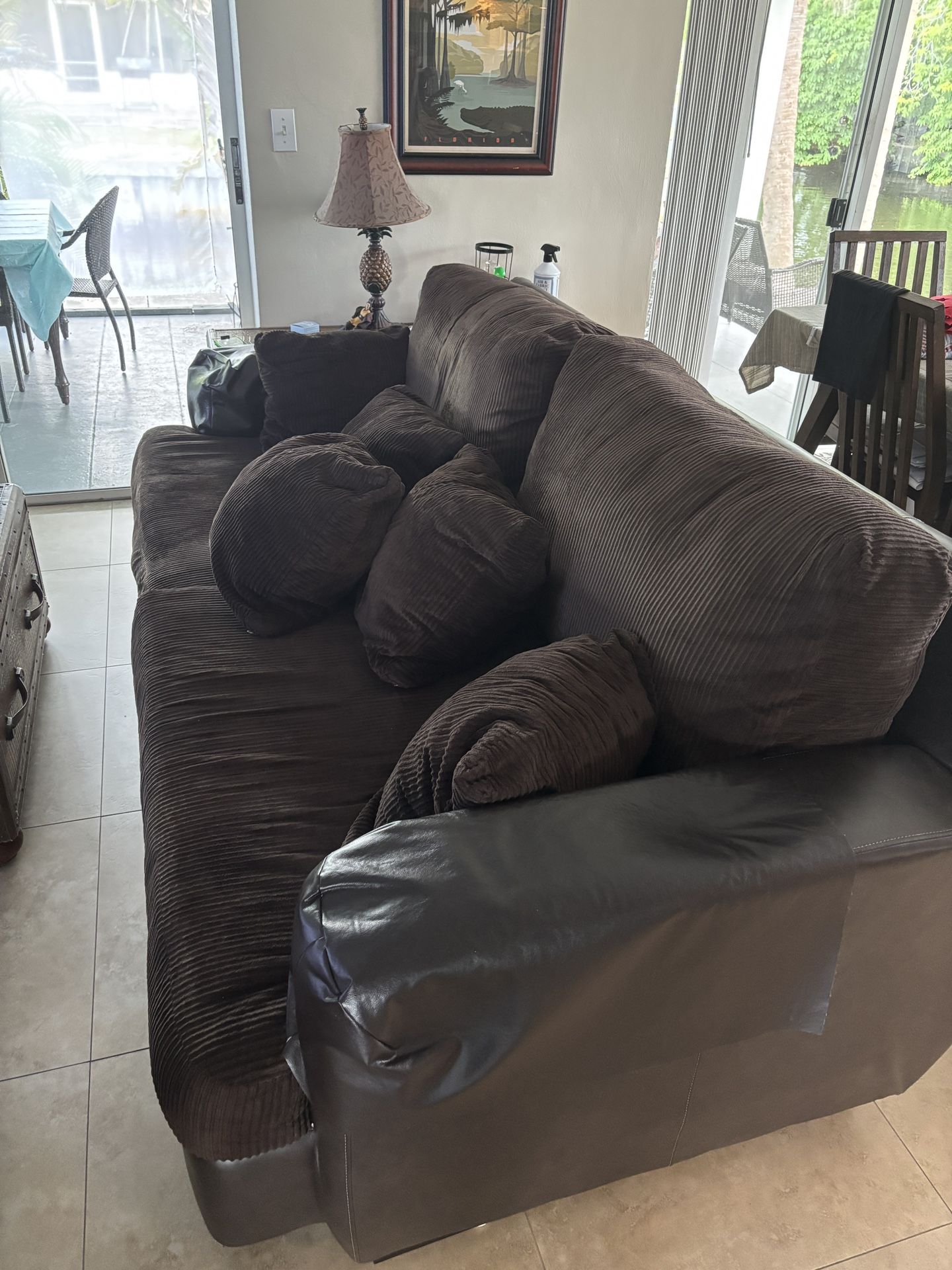 [OFFER A PRICE] Brown Sofa/Furniture Set of 2 (Kevin Charles)