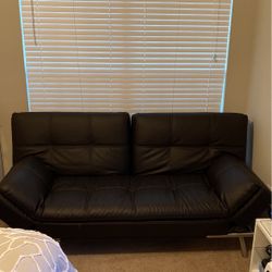 Leather Sofa Futon 