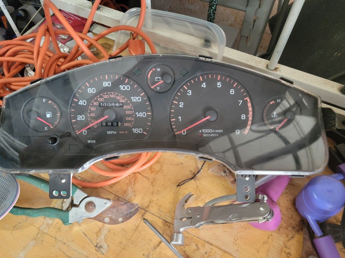 Euro 1999 Toyota MR2 Cluster