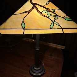 A Beautiful Lamp It's A Real Glass