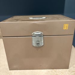 Vintage metal storage box Hamilton-Skotch Porter file