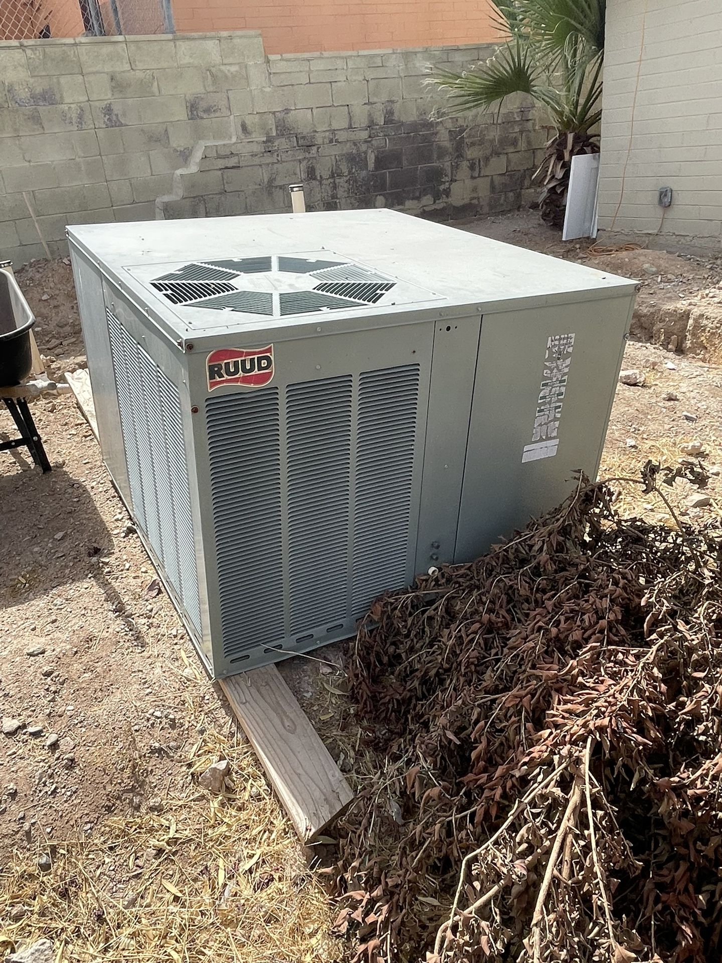 3 ton ac unit heat pump air handler ruud rheem rqka-a036jk for Sale in ...