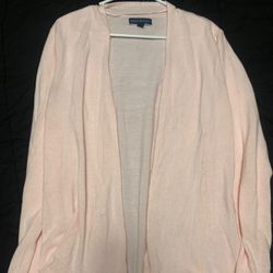 Light Pink Cardigan Size 2XL