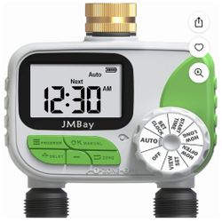 Sprinkler Timer Water Timer for Garden Hose 2 Zone, Hose Timer and Irrigation System for Yard