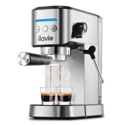 Espresso Machine with Steamer, 20 Bar Pump Espresso and Cappuccino latte Maker