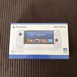 Backbone One PlayStation Edition mobile gaming controller for iPhone.