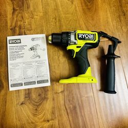 RYOBI Model PBLHM101 18V ONE+ HP Brushless 1/2" Hammer Drill New condition  
