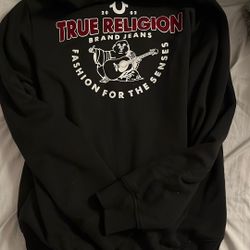 Men’s Black True Religion Sweater Size Large 