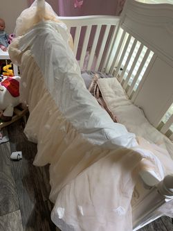 Pottery Barn Crib Bed Skirt