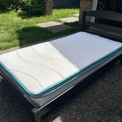 Gently Used Twin Bed + Mattress – Perfect for College or Guest Room