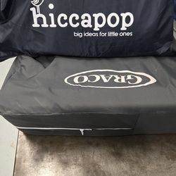 Graco play pen with a separate mattress