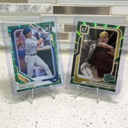 2026 Panini Donruss Rated Prospects Kruz Schoolcraft Green Foil 019/199 Padres