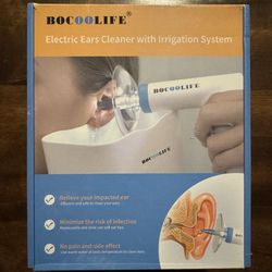 BOCOOLIFE Electric Ear Cleaner Irrigation System Earwax Removal Kit