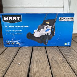 Hart 16” Electric Lawn Mower New & Factory Sealed