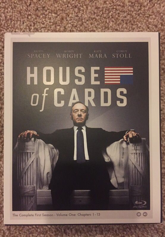 House of cards first season on blu-ray