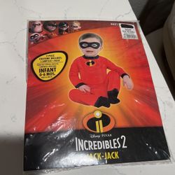 Baby Jack Jack Costume 0-6 months