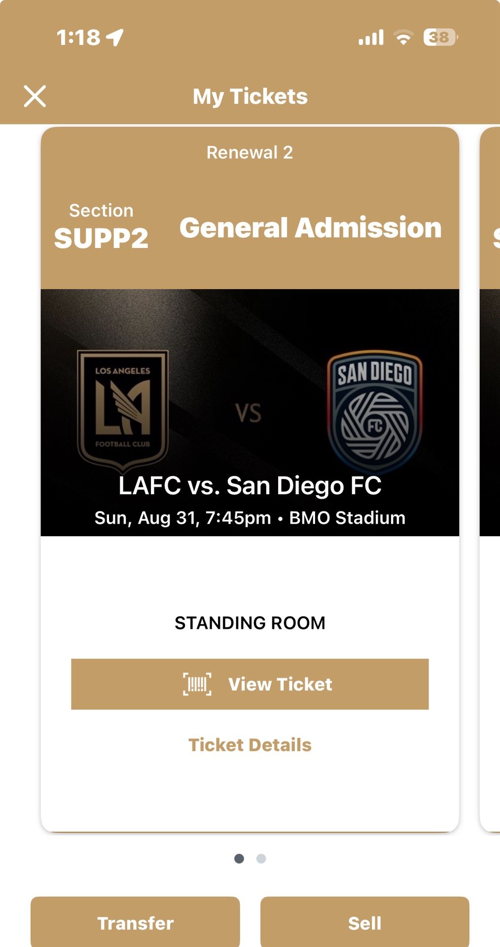 2 – Supporter Tickets