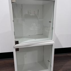 IKEA White Shadow Display Glass Boxes