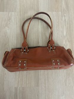 Brown shoulder bag