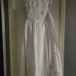 First Communion White Dress