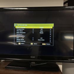 40” Sharp Flatscreen TV