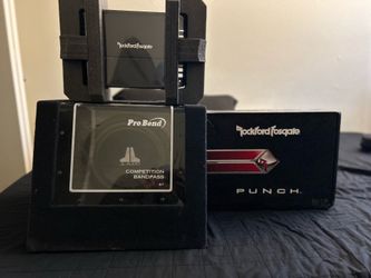 Fosgate Amp 4ch P400x4– 10”inch Jl audioW3v2&competition box  Precio Fijo —Firm price