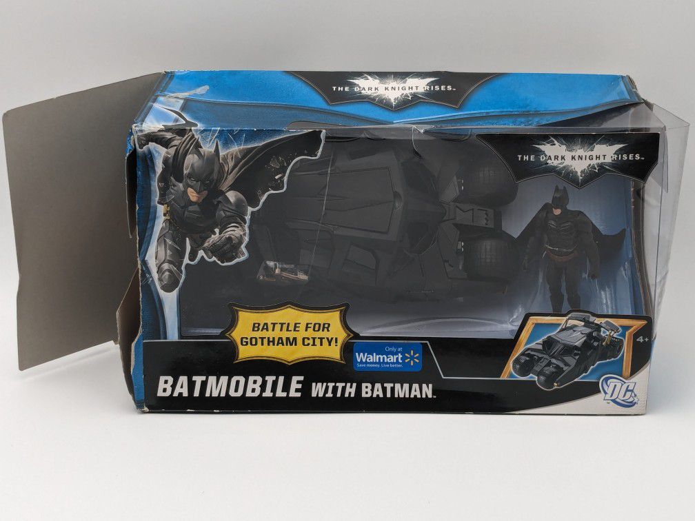 Mattel 2011 The Dark Knight Rises Batmobile & Figure Walmart Exclusive 