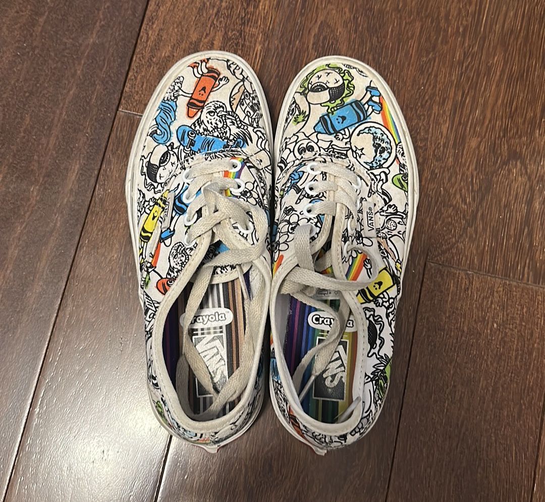 Vans - Kids crayola slip-ons