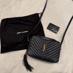 YSL Chevron Lou Camera Bag