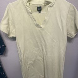 Gap Women’s Yellow Polo Style Short Dress, M