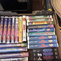Disney Black Diamond And Masterpiece Collection VHS Tapes