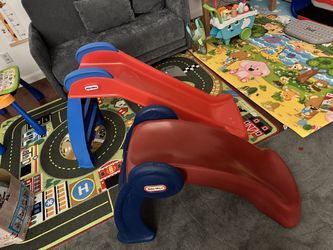 2 Little Tikes Slides, Used Indoor Very Clean Foldable
