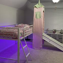 Coaster Princess Castle Twin Loft Bed w. LED Lights