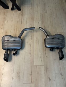 Audi A5 A4 B9 OEM Mufflers Left And Right