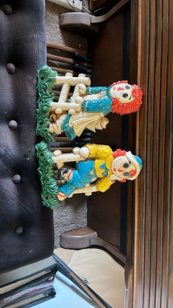 Vintage Raggedy Ann And Andy Wall Hanging