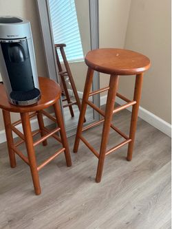Wooden stools