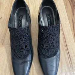 Brighton Black Leather Rand Shoes