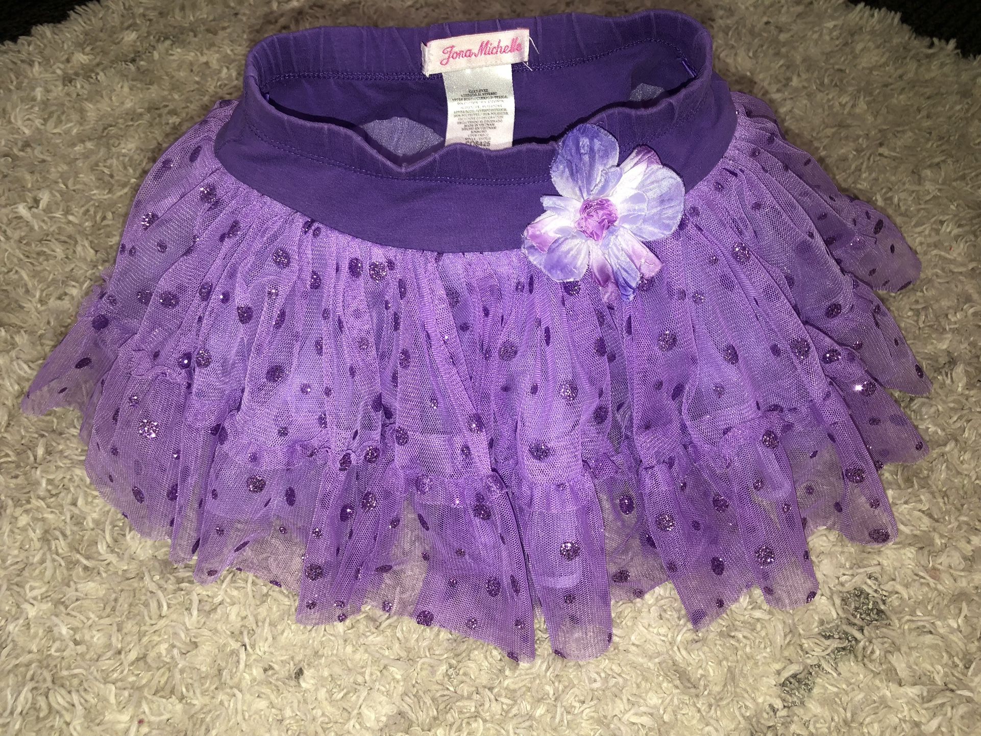 Baby Girls Fancy Purple Tutu/skirt