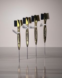 RED by Kiss Chrome Edge Brush Bacteria Free Sterilized Boar Bristles Hair Styling Brush Comb