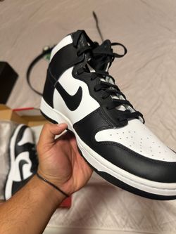 10.5 Dunk high retro white/black