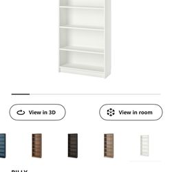 IKEA White Bookcase 