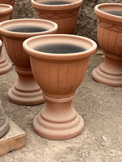 Wine Cup Terracota Planter Pot Decorative