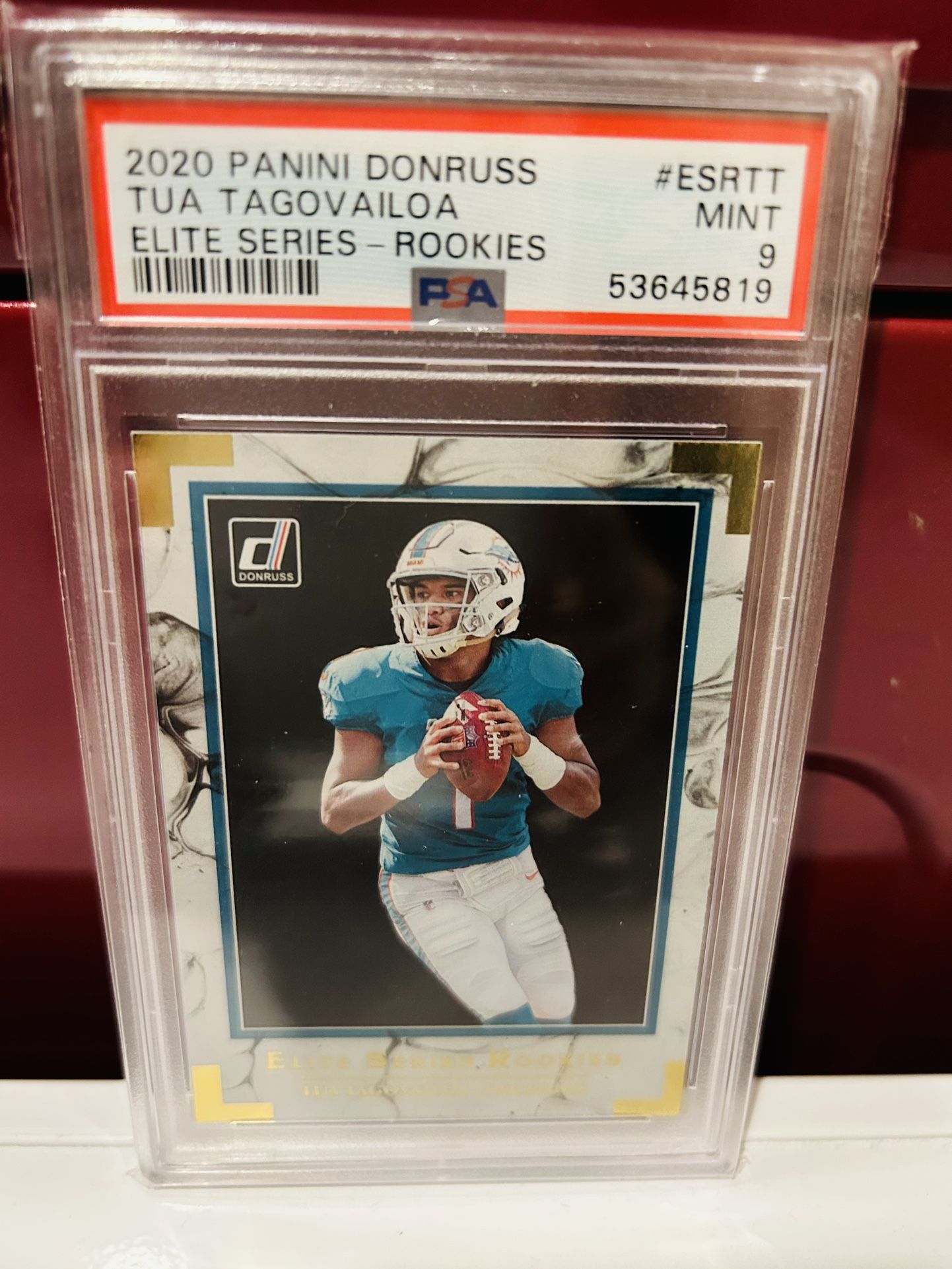 Tua Tagovailoa rookie card PSA 9