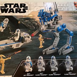 Lego Star Wars 501st Clone Trooper Lego Set