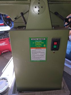 Central Machinery Jointer